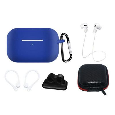[5-Pack] Airpods Pro 2/Pro 1 Tillbehör Set - Blå