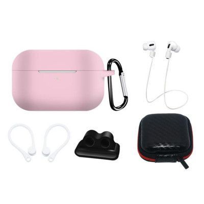[5-Pack] Airpods Pro 2/Pro 1 Tillbehör Set - Rosa