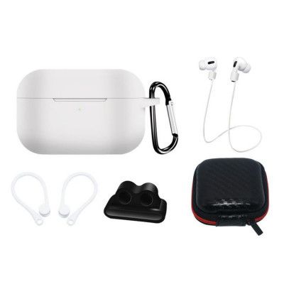 [5-Pack] Airpods Pro 2/Pro 1 Tillbehör Set - Vit