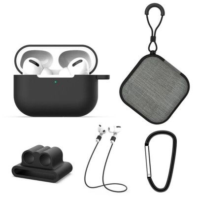 5in1 Silicone Skal Airpods Pro - Svart