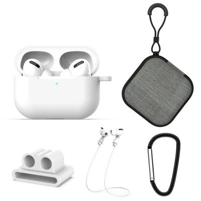 5in1 Silicone Skal Airpods Pro - Vit