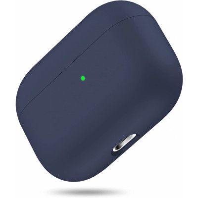 Airpods Pro 1 Skal Liquid Silicone - Mörkblå