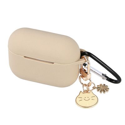 Airpods Pro 2 fodral karamel med hänge - Skyddsskal