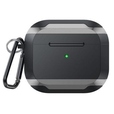 AirPods Pro 2 Skal Aluminium TPU - Silver/Svart