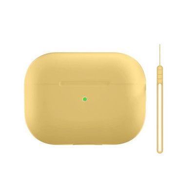 Airpods Pro 2 Skal Anti Drop med Rem - Gul