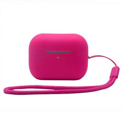 Airpods Pro 2 Skal Anti Drop med Rem - Magenta