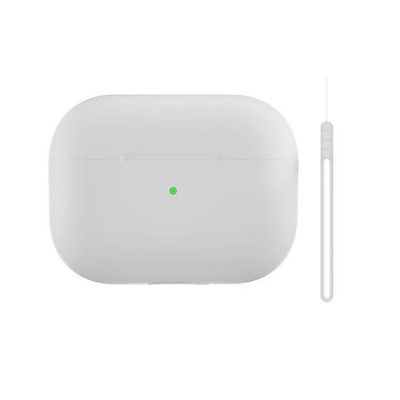 Airpods Pro 2 Skal Anti Drop med Rem - Vit