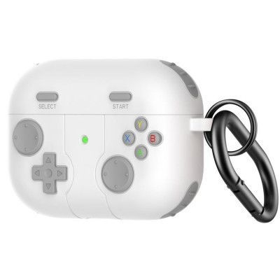 AirPods Pro 2 Skal Gamepad Silicone - Vit