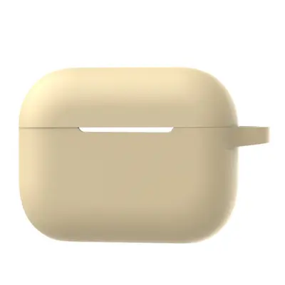AirPods Pro 2 Mobilskal med Ringspänne Bluetooth Anti-drop Silikon A2 - Gul (Ljusgul)