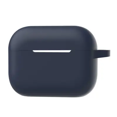 AirPods Pro 2 Mobilskal med Ringspänne Bluetooth Anti-drop Silikon A2 - Blå (Midnattsblå)