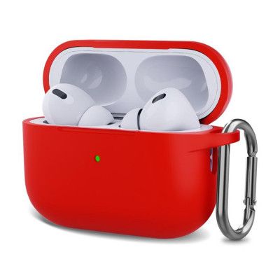 AirPods Pro 2 Skal Silikon Buckle - Röd