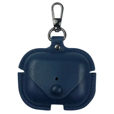Airpods Pro 3 Mobilskal Business Läder + PC - Blå