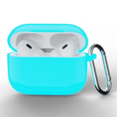 Airpods Pro 3 Skal Silikon med Karbinhake - Luminous