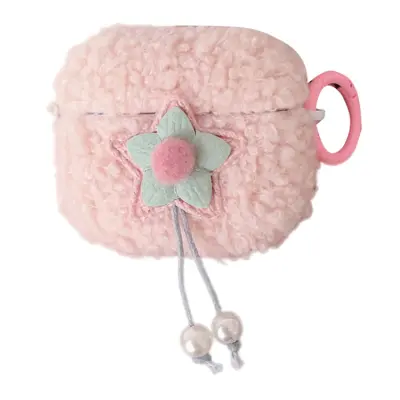 AirPods Pro 3 Skal Star Pearl Fluff Ringspänne Anti-drop - Rosa