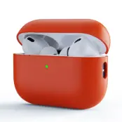 Airpods Pro 3 Mobilskal Thin Silikon Split Ultra - Orange (Orange)