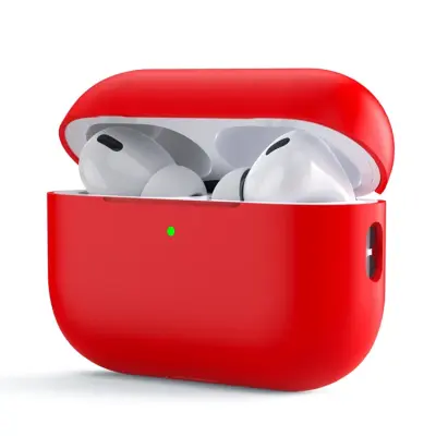 Airpods Pro 3 Skal Thin Silikon Split Ultra - Röd