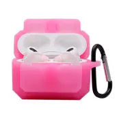 AirPods Pro Skal Silikon 3-in-1 - Lysande rosa