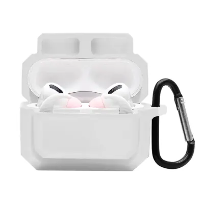 AirPods Pro Mobilskal Silikon 3-in-1 - Vit