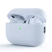 Airpods Pro 3 Mobilskal Thin Silikon Split Ultra - Vit (Vit)
