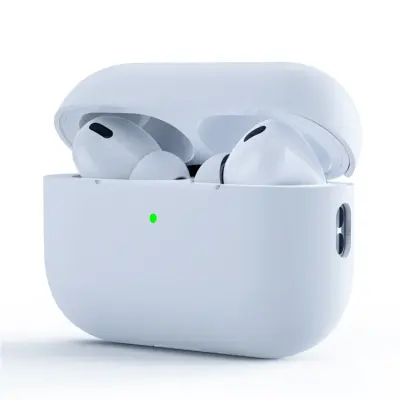 Apple Airpods Pro 3 Skal Thin Silikon Split Ultra - Vit