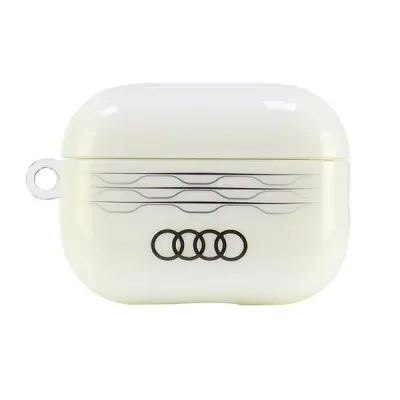 Audi AirPods Pro 2 Skal IML Geometriskt Mönster - Vit