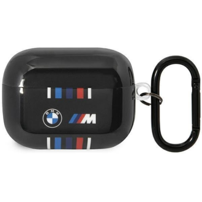 BMW Airpods Pro Skal Multiple Colored Lines - Svart