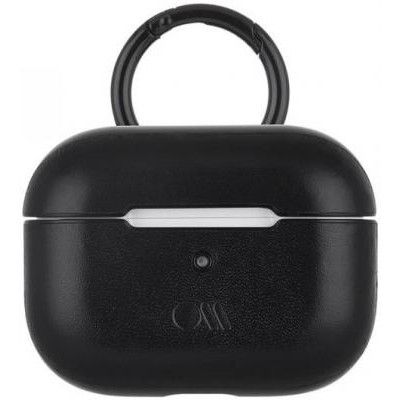 Case-Mate Airpods Pro Hookups Black Leather - Black Circular Ring