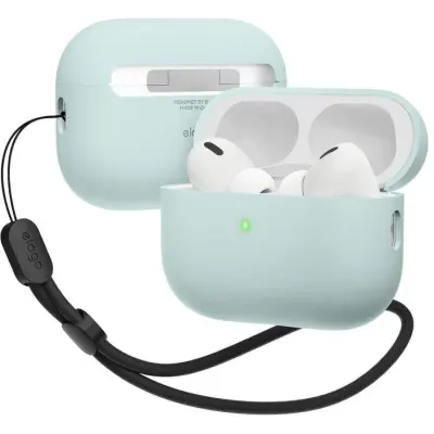Elago Liquid Hybrid Case Nylon Lanyard (AirPods Pro 2) - Mint