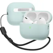 Elago Liquid Hybrid Case Nylon Lanyard (AirPods Pro 2) - Svart
