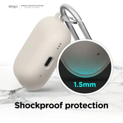 Elago Liquid Hybrid Hang Case (AirPods Pro 2) - Ljusblå