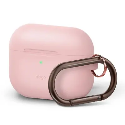 ELAGO Skyddsväska För Airpod Pro med Hängare - Rosa