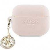 Guess Airpods Pro 2 Skal Diamond Charm - Rosa