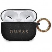 Guess AirPods Pro Silicone Case - Mörkrosa