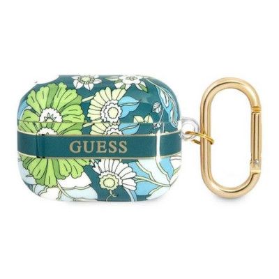 Guess AirPods Pro Skal Flower Strap Collection - Grön