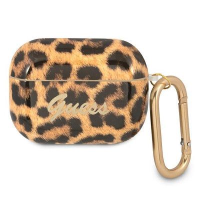 Guess Leopard Collection Skal AirPods Pro - Guld