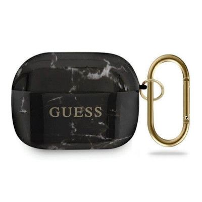 Guess Marble Collection airpods Pro skal Svart