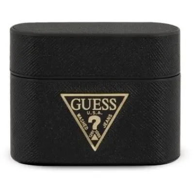 Guess Saffiano Collection (AirPods Pro) - Svart