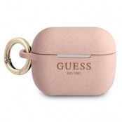 Guess Silicone Glitter Skal AirPods Pro - Rosa