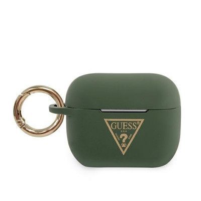 Guess Skal AirPods Pro Silicone Triangle Logo - Khaki