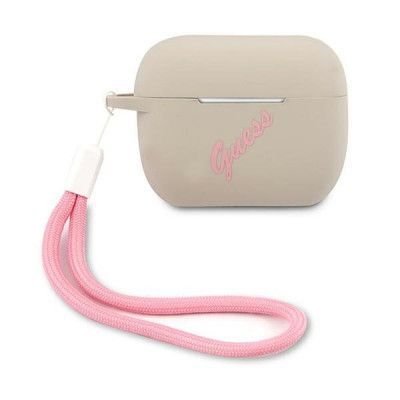 Guess Skal AirPods Pro Silicone Vintage - Rosa/Grå