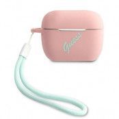 Guess Skal AirPods Pro Silicone Vintage - Rosa/Grön