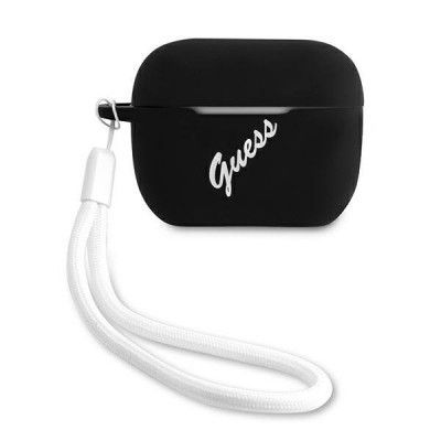 Guess Skal AirPods Pro Silicone Vintage - Svart/Vit
