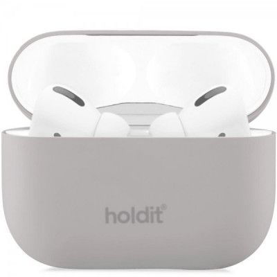 Holdit Silicone Skal Airpods Pro - Nygard Taupe
