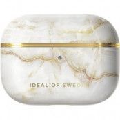 Ideal Apple Airpods Pro Case Golden Pearl Marble