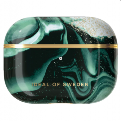 Ideal Of Sweden Apple Airpods Pro Skal - Golden Olive Marble