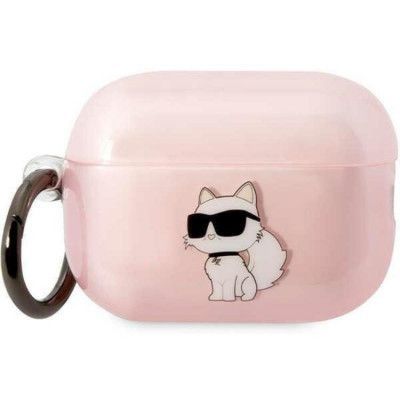 Karl Lagerfeld Airpods Pro 2 Skal Ikonik Choupette - Rosa