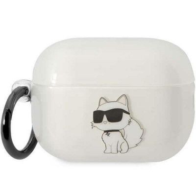 Karl Lagerfeld Airpods Pro 2 Skal Ikonik Choupette - Transparent