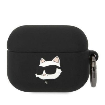 Karl Lagerfeld AirPods Pro Skal Silicone Choupette Head 3D - Svart
