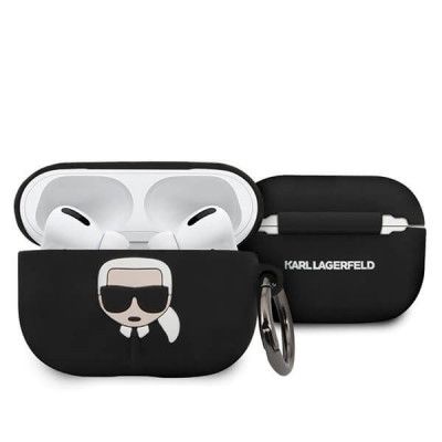 Karl Lagerfeld Skal Airpods Pro Silikon Ikonik Karl - Svart