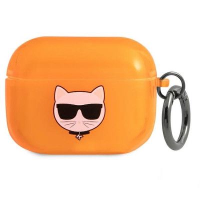Karl Lagerfeld Skal AirPods Pro Choupette - Orange